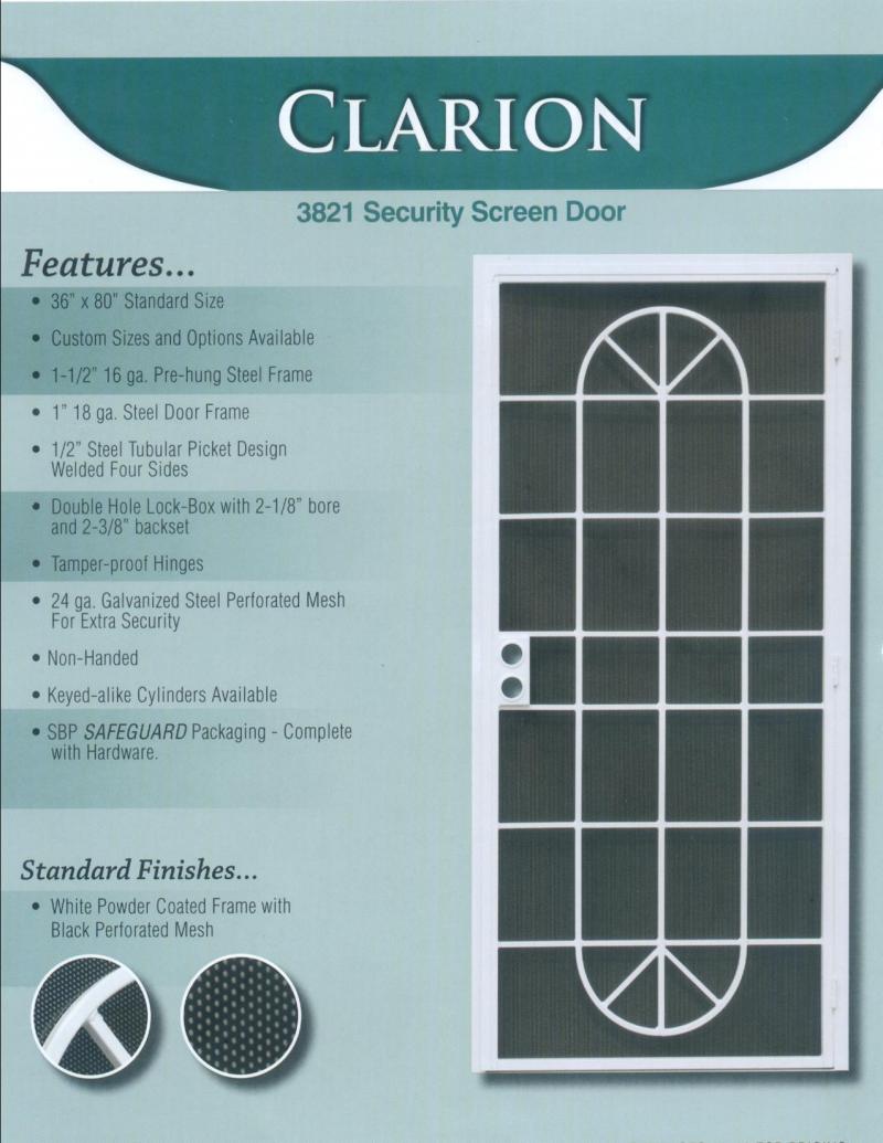 The Mobile Screen Shop Security Doors